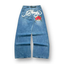 Load image into Gallery viewer, Ed Hardy Women’s Baggy Jeans