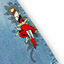 Load image into Gallery viewer, Ed Hardy Women’s Baggy Jeans