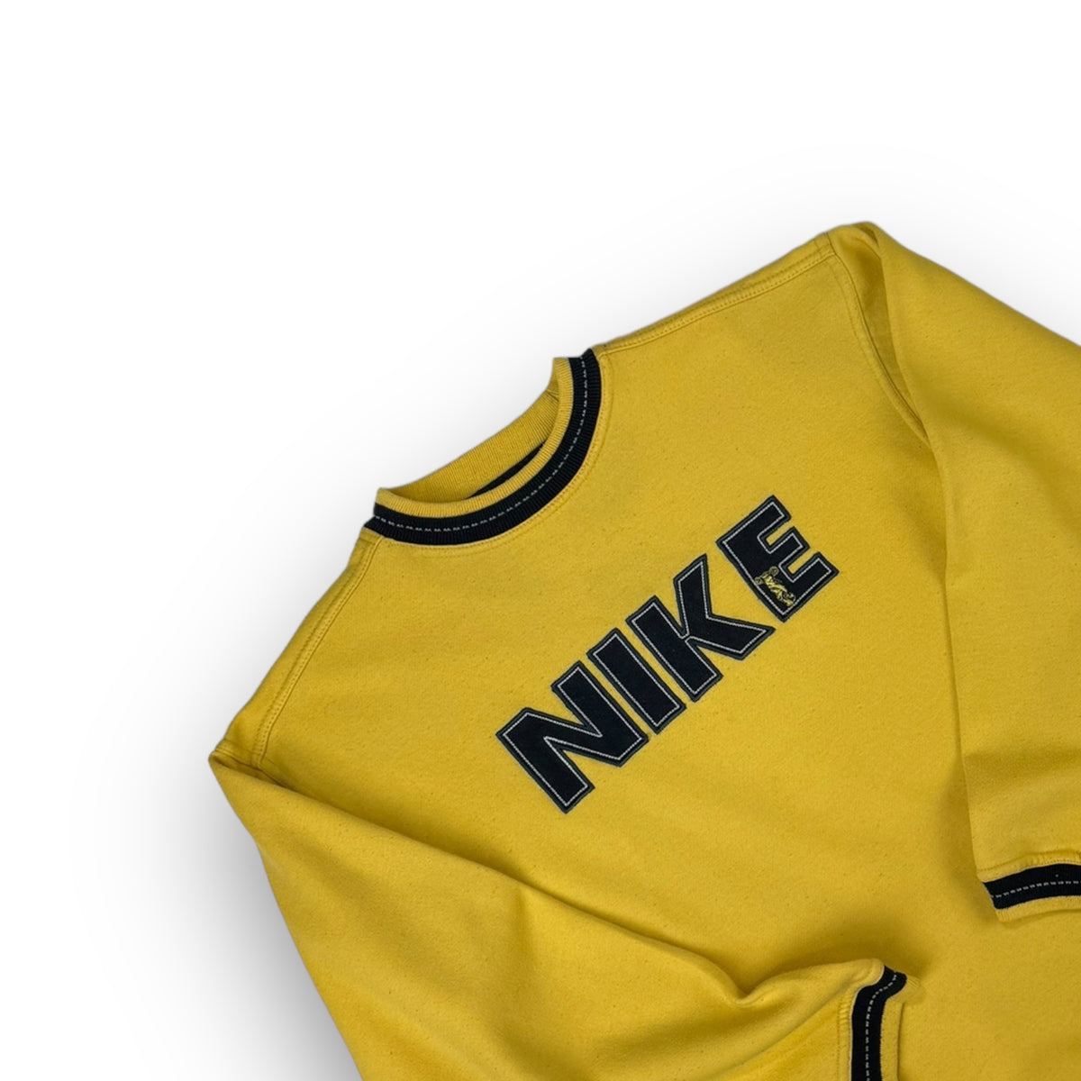 retro yellow nike sweatshirt