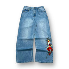 Load image into Gallery viewer, Ed Hardy Women’s Baggy Jeans