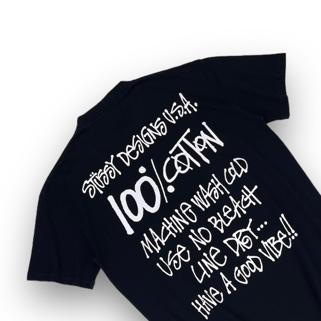 size stussy t shirt