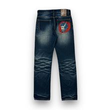 Load image into Gallery viewer, Oniarai Japanese Embroidered Jeans 32