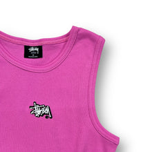 Load image into Gallery viewer, Stussy Logo Crop Tank