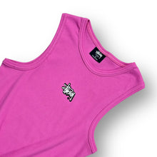 Load image into Gallery viewer, Stussy Logo Crop Tank