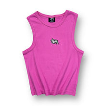 Load image into Gallery viewer, Stussy Logo Crop Tank