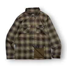 Load image into Gallery viewer, Stussy Plaid Flannel Shirt Jacket M
