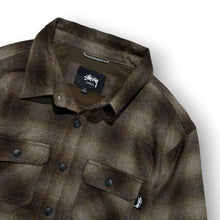 Load image into Gallery viewer, Stussy Plaid Flannel Shirt Jacket M