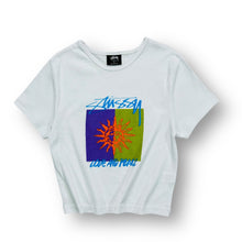 Load image into Gallery viewer, Stussy Love and Peace Crop Top