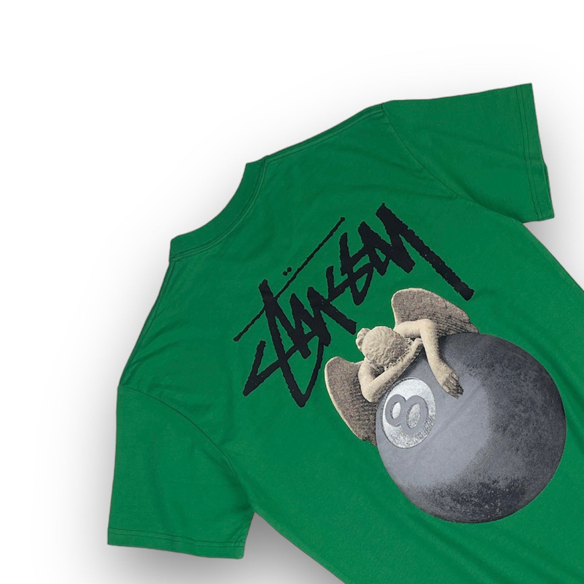 ★韓国の人気★【STUSSY】★Stussy Angel T-Shir.t Green★ STUSSY Angel 50-50 SS Tee Tシャツ ステューシー : Import Shop
