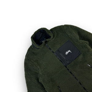 Stussy Sherpa Jacket Green