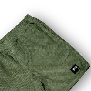 Stussy Cord Shorts Green