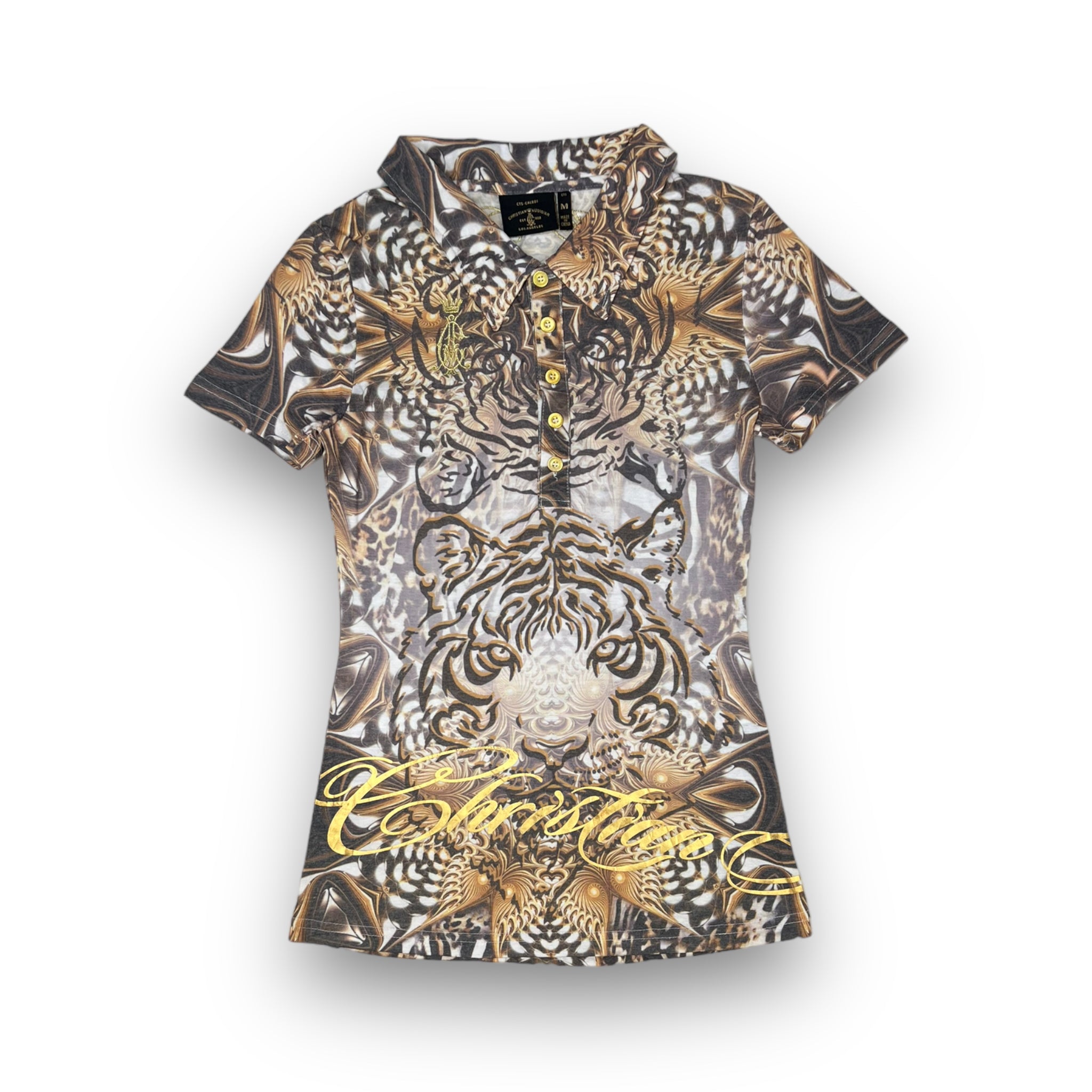 Christian Audigier Polo Shirt M – The Preloved Hype Store