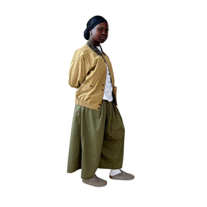 Gramicci Wide Culotte Trousers Khaki