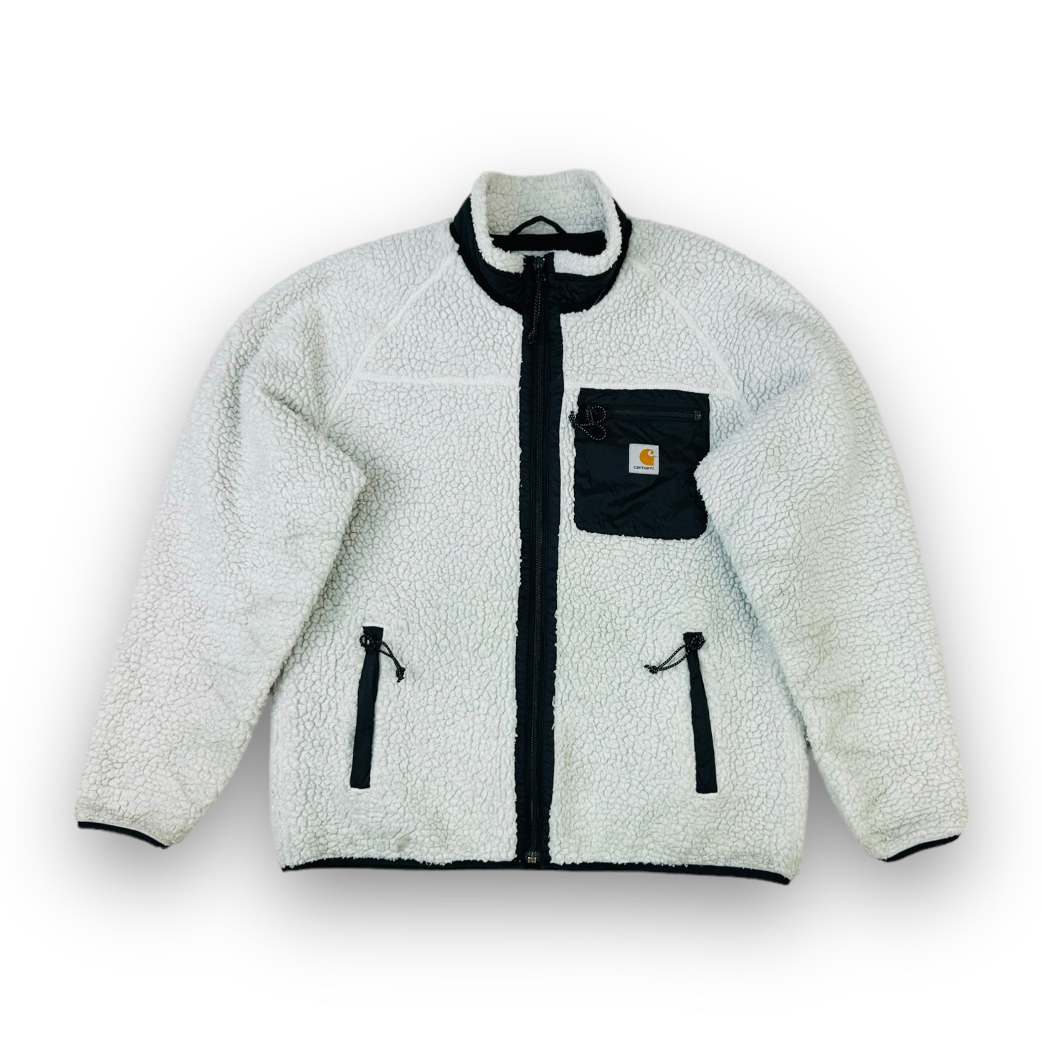 Carhartt white fleece jacket best sale