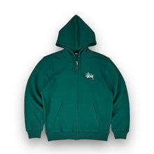 Load image into Gallery viewer, Stussy Zip Hoodie Green