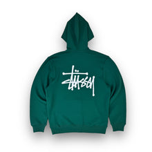 Load image into Gallery viewer, Stussy Zip Hoodie Green