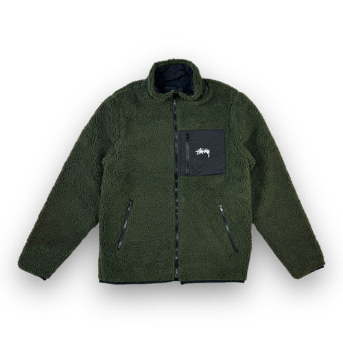 Stussy Sherpa Jacket Green