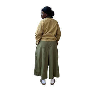 Gramicci Wide Culotte Trousers Khaki