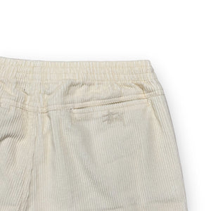 Stussy Cord Shorts Cream