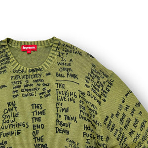 Supreme Gonz Poems Sweater Small