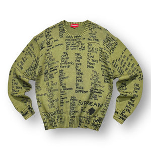 Supreme Gonz Poems Sweater Small