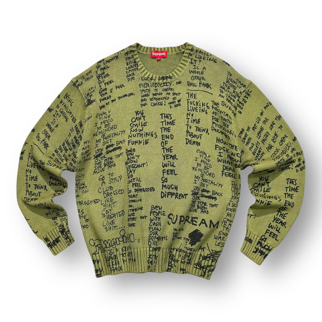 Supreme Gonz Poems Sweater Small