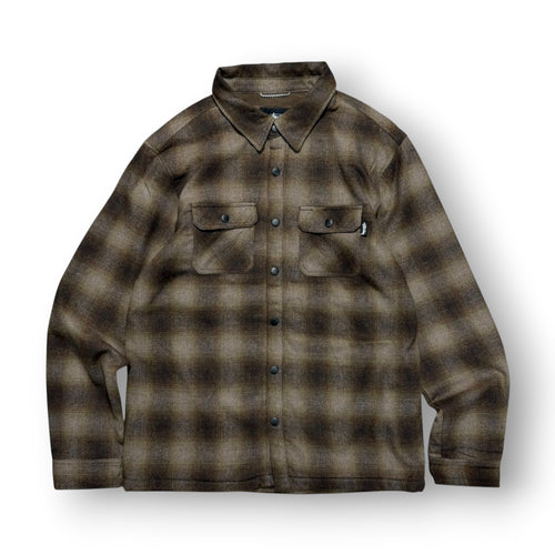 Stussy Plaid Flannel Shirt Jacket M