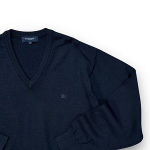 Burberry V-Neck Jumper Medium