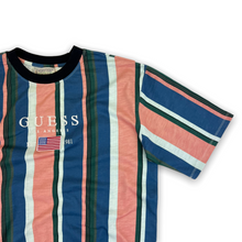 Load image into Gallery viewer, Guess Striped T-shirt L