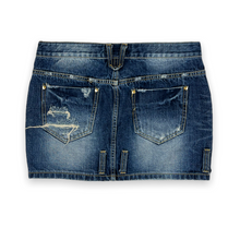 Load image into Gallery viewer, Vintage Mini Denim Skirt S