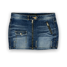 Load image into Gallery viewer, Vintage Mini Denim Skirt S