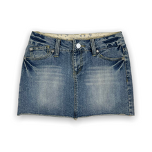 Load image into Gallery viewer, Vintage Mini Denim Skirt 30”