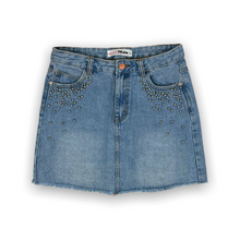 Load image into Gallery viewer, Vintage Mini Denim Skirt 10”