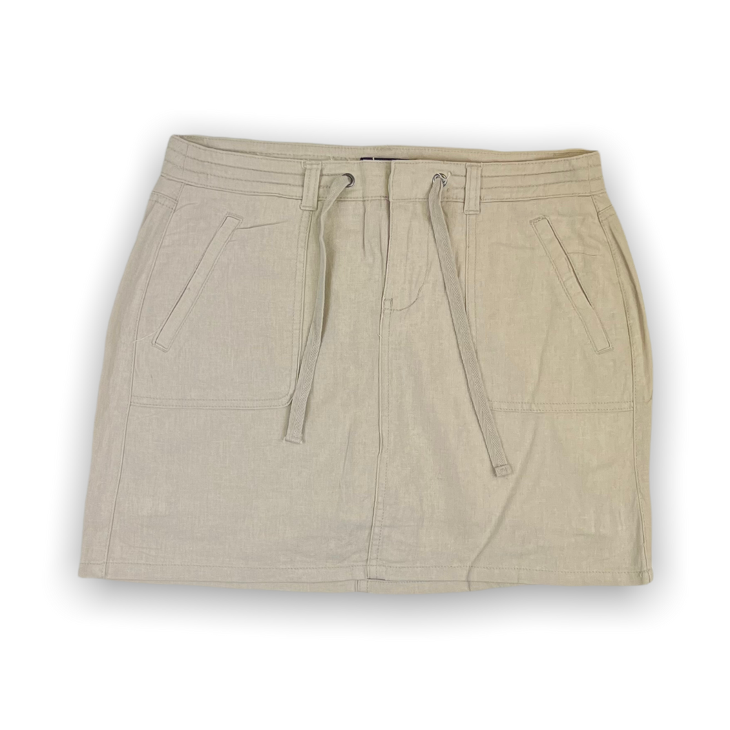 Vintage Mini Linen Skirt 32”