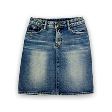 Load image into Gallery viewer, Vintage Mini Denim Skirt 26”