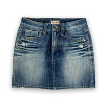 Load image into Gallery viewer, Vintage Mini Denim Skirt 29”