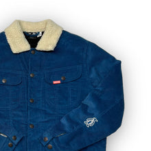 Load image into Gallery viewer, Ice Cream Sherpa Denim Jacket Medium