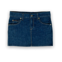 Load image into Gallery viewer, Vintage Calvin Klein Mini Denim Skirt 25”