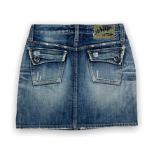 Load image into Gallery viewer, Vintage Mini Denim Skirt 29”